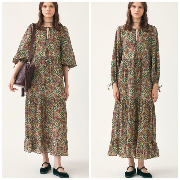 Antik Batik Multicolor Patterned Dress - Picture 1 of 12